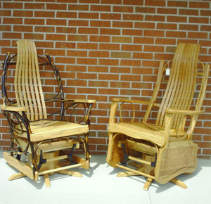 Zimmermans Country Furniture Rustic Rocker and Gliders Furniture